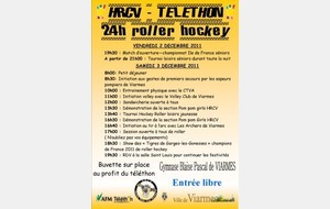 Le HRCV et le TELETHON les 2 et 3 décembre 2011 !