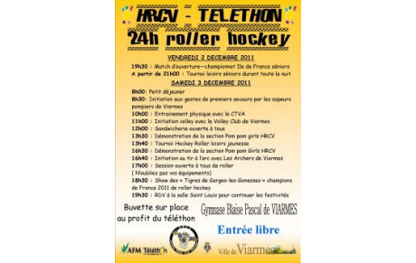 Le HRCV et le TELETHON les 2 et 3 décembre 2011 !